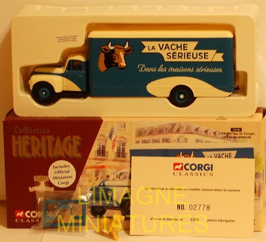 camions d antan corgi Citroën type 55 valentine collection altaya