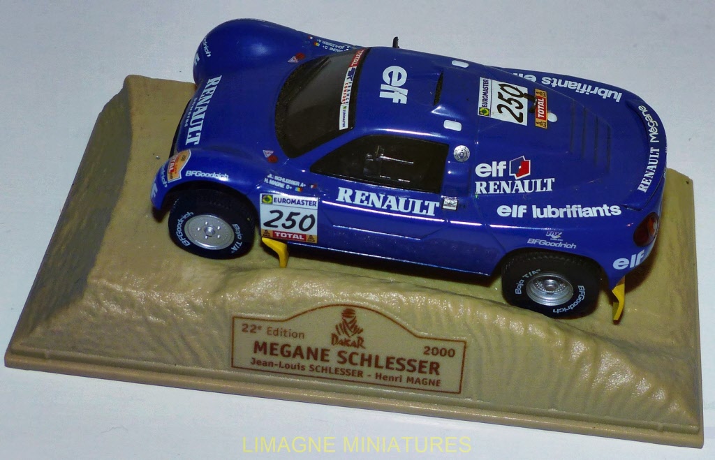 Renault Megane Schlesser - Paris Dakar - Norev - 1/43ème en boite