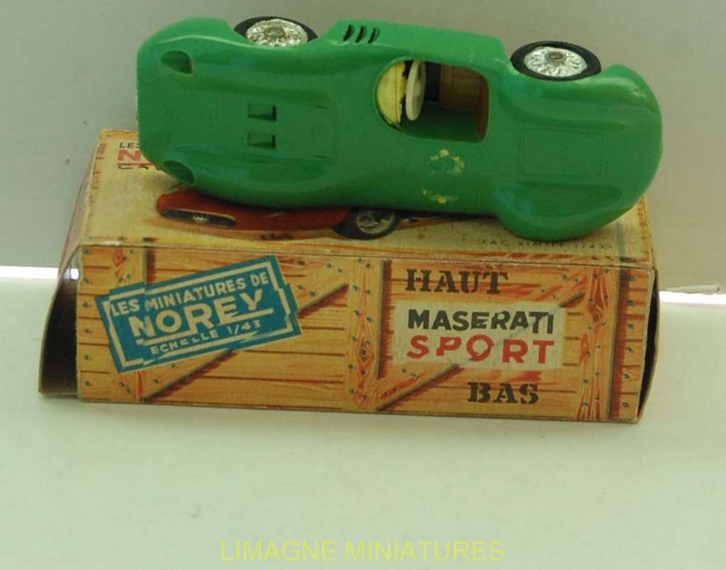 Lot 2 Voitures Miniatures Norev 1/43 - Maserati Sport 200 SI - Occasion