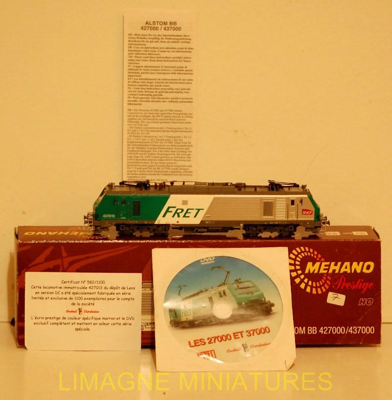 F4-5 MEHANO LOCOMOTIVE ELECTRIQUE ALSTOM BB 427013 FRET SNCF