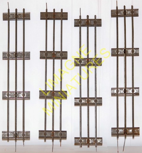 S3- 274 LR 4 RAILS DROIT POUR TRAIN ELECTRIQUE