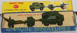 a9 14a dinky toys coffret pounder field gun set