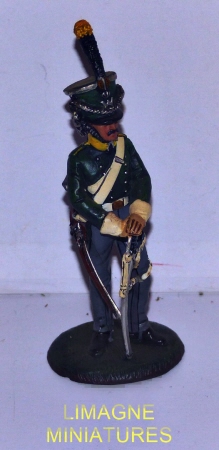 figurine delprado soldat dragons légers belges