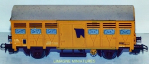 electrotren wagon transport d'animaux vivants