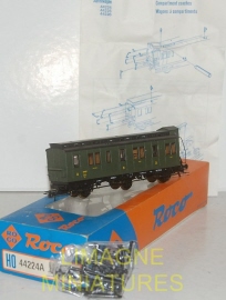 b29 102 roco voiture 3 essieux 3cl sncf 44224a