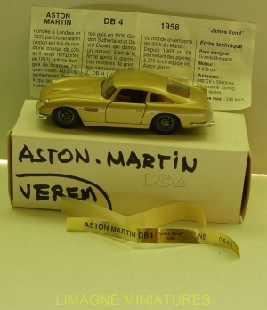 b35 49 verem aston martin db4 1958 james bond n° 0666