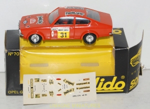 b35 273 solido  opel kadett coupe gte rallye de monte carlo 1978 reference 70