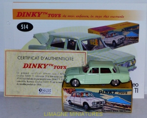 b38 136 dinky toys atlas alfa romeo 1600 giulia ti ref 514