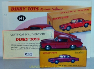 b38 137 dinky toys atlas alfa romeo 1900 super sprint ref 24j