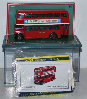 b38 198 corgi bus anglais a e c regent v double decker ref 41002