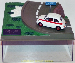 b38 21 universal hobbies diorama fiat nuova 500 sport