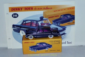 b38 80 dinky toys atlas opel rekord ref 546