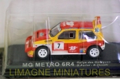 c19 53 ixo altaya mg metro 6r4 rallye des garrigues 1986