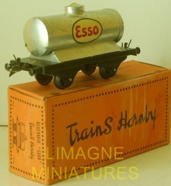 c21 12 hornby wagon citerne a essieux esso