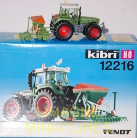 d20 194 kibri tracteur fendt avec semoir ref 12216