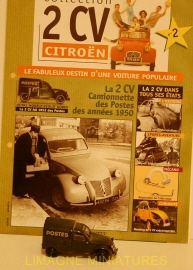 f7 50 norev hachette citroen 2cv au 1952 des postes numero 2