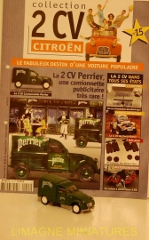 f7 63 norev hachette citroen 2cv cammionette perrier numero 15