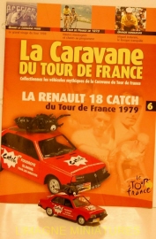 f7 77 norev atlas renault 18 catch tour de france numero 6