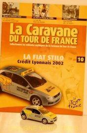 f7 81 norev atlas fiat stilo credit lyonnais tour de france 2002 numero 10