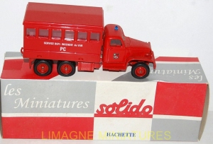 g18 121 solido hachette gmc 6x6 cckw 353 pompiers poste de commandemant num 72