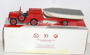 g18 124 solido hachette dodge wc 51 4x4 avec remorque et bateau de pompiers num 53