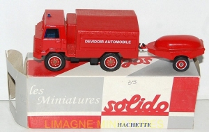 g18 137 solido hachette berliet ff 4x4 avec moto pompe pompiers num 35