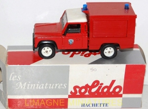 g18 138 solido hachette land rover defender 110 pompiers num 50