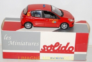 g18 143 solido hachette renault clio ii pompiers num 166