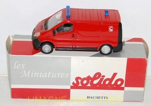 g18 144 solido hachette renault trafic serie ii pompiers num 71