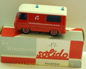 g18 155 solido hachette peugeot j9 vsab pompiers num 17