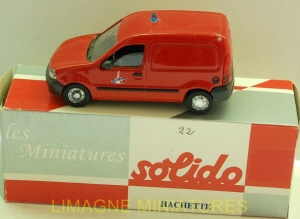 g18 157 solido hachette renault kangoo ville de paris  pompiers num 22