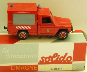 g18 160 solido hachette peugeot p4    pompiers num 129