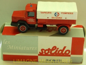 g18 163 solido hachette iveco elis sapeurs pompiers du gard num 117