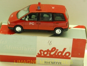 g18 164 solido hachette peugeot 807 poste de commandemant pompiers num 18