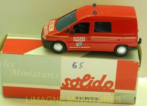 g18 168 solido hachette peugeot jumpy pompiers num 65