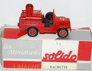 g18 186 solido hachette dodge wc 51 citerne feux de forets pompiers num 44