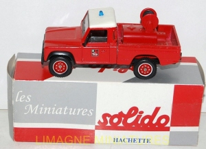 g18 190 solido hachette land rover defender pick up pompiers num 95