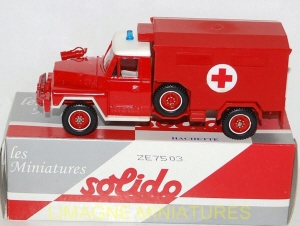 g18 209 solido hachette acmat 4x4 ambulance vsab tt  pompiers num 145