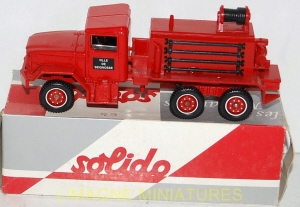 g18 219 solido hachette kaiser jeep 6x6 ccf pompiers num 63