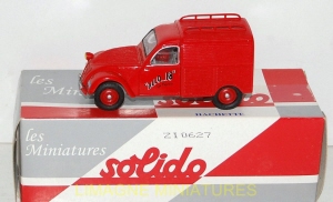 g18 223 solido hachette citroen 2cv fourgonnette   pompiers num 141