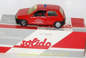 g18 230 solido hachette renault clio nsdis  pompiers num 14