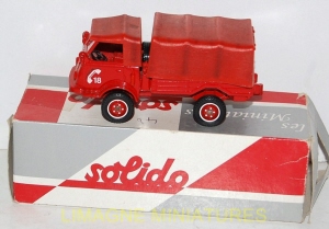 g18 234 solido hachette renault 4x4 torpedo bache pompiers num 48