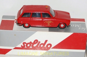 g18 238 solido hachette  peugeot 204 break pompiers num 111