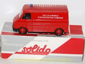 g18 243 solido hachette  citroen c35 intervention chimique pompiers num 55