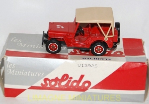 g18 248 solido hachette  jeep willys pompiers num 25