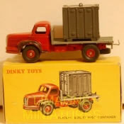 l16 132 dinky toys berliet glr8 1951 plateau container