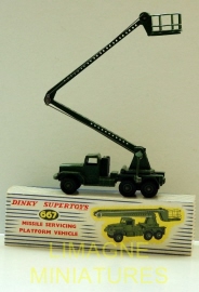 o1 3 dinky toys missile servicing platform vehicle 667