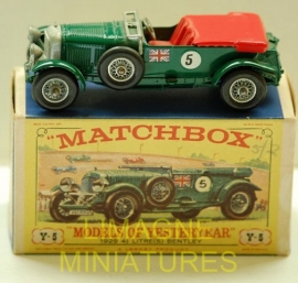 o1 37 matchbox bentley 1929 ref y 5