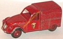 r5 9 DINKY TOYS CITROEN 2 CV POMPIERS