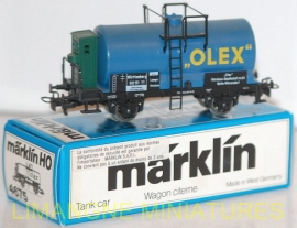 s6 36 marklin wagon citerne avec vigie olex 4675